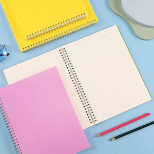 Carnet promotionnel A5 à spirale personnalisé pour cadeaux d'entreprise, bloc-notes écologique à couverture souple pour le bureau avec logo - Product Image 3