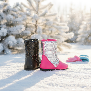 OZKIZ Korean Kids Premium Winter Snow Boots Z05 Girls' Fashion 2-7 Years Wholesale - Product Image 2