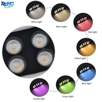 Foco LED Eléctrico para Exteriores de 12W, IP65, de Aluminio, con Estaca, Regulable, para Iluminación de Jardines y Árboles