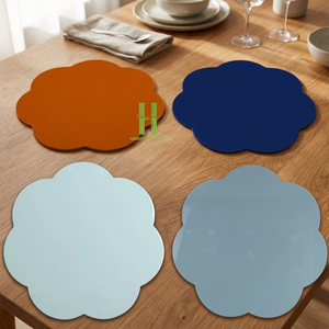 Napperons en bambou laqué de haute qualité OEM Plateau de service Assiettes de présentation de mariage bohème écologiques faites à la main du Vietnam - Product Image 1