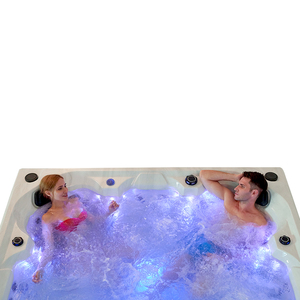 6 persona 80-Jet acrílico Premium tumbona Spa <span class=keywords><strong>jacuzzi</strong></span> <span class=keywords><strong>con</strong></span> retroiluminación LED cascada - Product Image 6