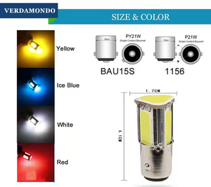 <span class=keywords><strong>P21W</strong></span> BAY15D BA15S P21/5W 1156 1157 <span class=keywords><strong>LED</strong></span> COB <span class=keywords><strong>12V</strong></span> Auto luci freno bianco rosso lampadine <span class=keywords><strong>LED</strong></span> luce posteriore indicatore di direzione di parcheggio <span class=keywords><strong>12V</strong></span> - Product Image 5