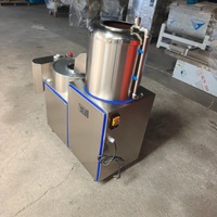 Machine à couper les frites, les chips de pommes de terre, les pommes de terre, les patates douces et le manioc, avec fonctions de lavage, de pelage et de découpe