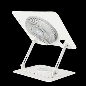 Nouveau support d'ordinateur portable de jeu RGB avec ventilateur de refroidissement magnétique, rotation à 360°, hauteur réglable ergonomique, support de téléphone ultra-fin pour 15-17 pouces - Product Image 2
