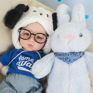 Super Schattig Full Body Siliconen Reborn Baby Mollige Wangen 1:1 Levensechte Siliconen Baby Poppen Zichtbare Aderen Voor Kinderen Of Lesgeven - Product Image 2