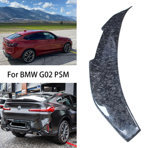 For X4 G02/X4M F98 PSM Style Forged Carbon Fiber <b>Rear</b> <b>Spoiler</b> Trunk Wing 2018-2024 - Product Image 2