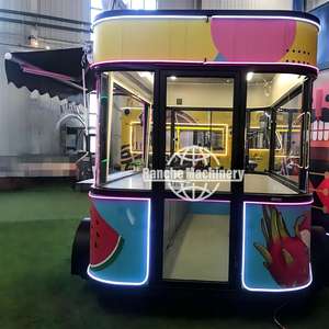 Camión de Comida Rápida Eléctrico Estilo Callejero para Helados y Hot Dogs, Remolque/Carrito Móvil para Exteriores Todo Incluido, Resistente a la Oxidación, con Equipo Integrado - Product Image 4