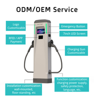 Commercial double 60kw DC chargeur rapide haute tension EV accessoires usage domestique Auto avec CCS Chademo IP54 État nouveau