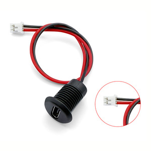 Connecteur femelle USB Type C étanche 24 broches, port de charge USB rond pour appareils électroniques - Product Image 2
