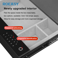 Roeasy Hotelzimmer Finger abdrucks chloss Versteckte Schublade Safe Box Bargeld Schmuck Sicherheits schublade Hotel Safe für Kleider schrank