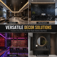Panneau WPC Moderne Ignifuge pour Espaces Publics, Écoles et Hôpitaux, Décoration Extérieure Personnalisée, Panneau Ondulé Haute Brillance