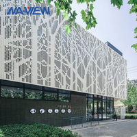Foshan Design moderne Revêtement en aluminium rentable Façade en métal Feuille d'aluminium décorative extérieure pour murs rideaux