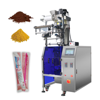 Sceau trilatéral sceau arrière date impression café poudre gingembre thé poudre sac emballage fabricant épice emballage Machine de remplissage