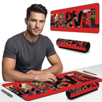 Tapis de souris de jeu et de bureau carré en caoutchouc naturel haute densité, 3 mm, XXL, pleine taille, imperméable, personnalisé OEM ODM, en stock