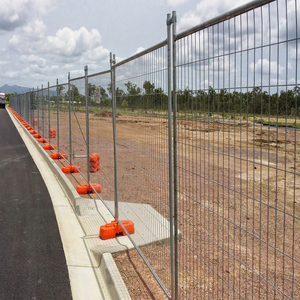 Tùy chỉnh hàng rào buổi hòa nhạc hàng rào tạm thời tạm thời cao trong suốt mạ kẽm tạm thời hàng rào với cơ sở - Product Image 2