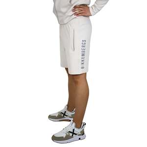 Pantaloncini da uomo Bikkembergs BKKS0020 Beige Vestibilità regolare Abbigliamento casual - Product Image 2