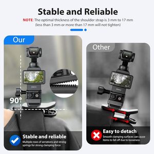 STARTRC <span class=keywords><strong>PHOTO</strong></span> Osmo Pocket 3 Support magnétique réglable et léger pour sac à dos, compatible Action 6/5 Pro/4/Xtra Muse, clip à dégagement rapide - Product Image 3