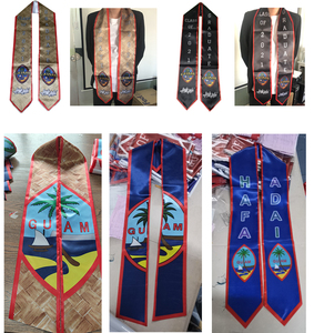 Wholesale Plain Satin <strong>Graduation</strong> Stole Factory Directly <strong>Graduation</strong> Day <strong>Gifts</strong> El Salvador Flag <strong>Graduation</strong> Stole/Scarf - Product Image 6