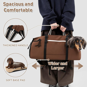 Sac à dos double épaule en nylon pour animaux de compagnie, pas cher, universel, pour voyages en plein air, transporteur pour chiens et chats - Product Image 3
