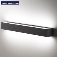 Applique murale linéaire LED en aluminium 3-CCT réglable 2ft/3ft/4ft/5ft, éclairage haut/bas, pour chambre et escalier, à intensité variable