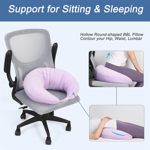 Oreiller multifonctionnel BBL pour femmes enceintes, <span class=keywords><strong>coussin</strong></span> de siège, soutien du cou pour dormir, oreiller d'élevation des jambes - Product Image 2