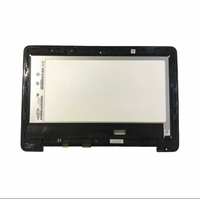 شاشة لمس LCD طراز TP201S مقاس 11.6 بوصة لأجهزة Asus Transformer Flip Book TP200 وTP201 وTP201SA، شاشة لمس LCD للحاسوب المحمول