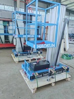 16m 230kg Aluminiumlegierung Hebebühne Personenlift Hebeplattform Hebevorrichtung Kleine Hebebühne für Glasaufbereitung
