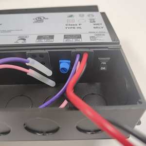 UL-gecertificeerde PF>0.9 Triac 5-in-1 dimbare LED-driver voor LED-strips, 30W-300W, 12VDC/24VDC, waterdichte transformator - Product Image 6