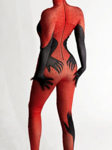 Diseñador Stretch Skinny Hand Show Cosplay disfraz baile leotardo señora Bodycon mamelucos Club Bodysuits mujeres monos de una pieza - Product Image 5