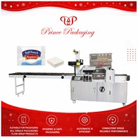 Machine d'emballage horizontale automatique Prince Packaging pour sachets individuels en plastique ou papier, serviettes, produits alimentaires (éco-responsable)