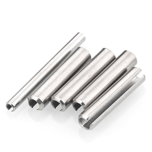 DIN1481 201 304 316 <span class=keywords><strong>goupille</strong></span> à ressort <span class=keywords><strong>cylindrique</strong></span> élastique fendue en acier inoxydable SUS316 - Product Image 2
