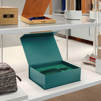 Boîte de livre magnétique d'estampage d'or de luxe haut de gamme Logo personnalisable réutilisable et Portable pour l'emballage de vin et de cadeau