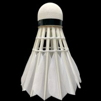 Volant de badminton Lingshang LS200, utilisé pour les sports de plein air et l'entraînement en compétition, volant en plumes de canard super durable