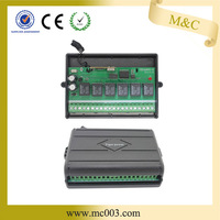 YET406PC-X 6CH 12/24V DC Récepteur de télécommande Récepteur de porte de garage Télécommande avec 2 émetteurs