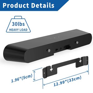 Support de haut-parleur <span class=keywords><strong>barre</strong></span> de <span class=keywords><strong>son</strong></span> support de montage mural adapté à sony Ray - Product Image 3