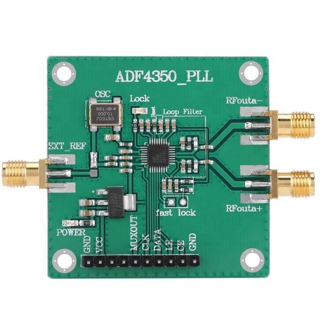 137M-4.4GHz RF Signal Source Phase Locking Loop Frequency Synthesizer ADF4350 Development Board