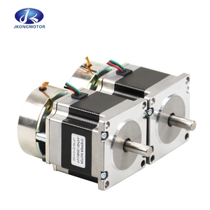 Động cơ bước lai trục kép Jkongmotor Nema 23 độ chính xác cao, hộp số hành tinh 50:1, trục sau 9.5mm, chiều dài trục 56mm, tỷ số truyền 50:1 - Product Image 1