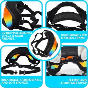 Gafas <span class=keywords><strong>de</strong></span> Sol para Perros con Protección UV y Correa Ajustable para Perros Pequeños, Medianos y Grandes, Gafas para Mascotas - Product Image 3