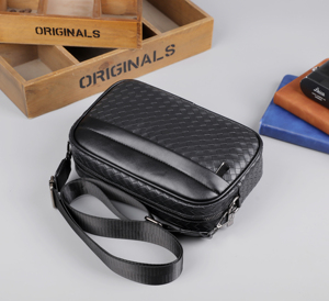 Custom Fashion Business Handbag Diagonal <strong>Strap</strong> <strong>Shoulder</strong> &amp; Crossbody Bag PU for Men Christmas &amp; Valentine's Day Gifts All Seasons - Product Image 5