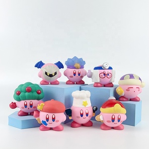 Figuras DE ACCIÓN adorables Kirbys, muñecos de Kirbys de dibujos animados, quinta versión, juguetes 3D, decoración de coche de PVC, regalos de fiesta, acción - Product Image 4