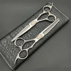 Tijeras Profesionales para Cabello de 6.0 Pulgadas, Tijeras de Entresacar de Acero Inoxidable para Diestros, Uso en Salón de Belleza MU 76 - Product Image 3