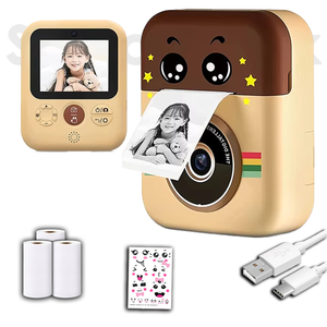 Imprimante photo instantanée pour enfants de 3 à 6 ans, écran 2,4 pouces, 1080P CMOS, MicroSD, modèle A7, adorable caméra d'impression pour enfants. - Product Image 1