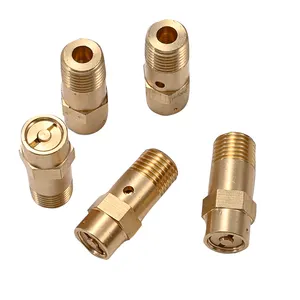 High Pressure Gas Safety Valve Price Stainless Steel Brass Pneumatic Air Compressor Pull Ring Exhaust Valve Safety Relief Valves