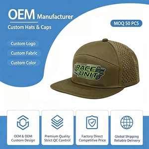 Gorra de Moda Hip Hop Casual de 6 Paneles, de Cuero Vacuno Blanco de Primera Calidad, Transpirable, Impermeable, para Exteriores - Product Image 1