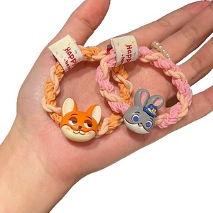 Élastiques à cheveux thème Zootopia pour filles, mignons, Judy Nick, tressés, élastiques, accessoires pour cheveux, vente en gros - Product Image 5
