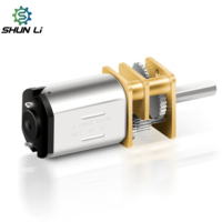 Moteur à engrenages CC miniature N20 entièrement métallique, CC 3V~6V 25RPM-50RPM, CC5V 42RPM, moteur à vitesse lente pour robot, serrure électronique