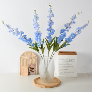 Huaien จำลองลิลลี่แห่งหุบเขาระฆัง<span class=keywords><strong>ยก</strong></span>ขึ้นและสีม่วงสำหรับงานแต่งงานโรงแรมอินเทอร์เน็ตผนังคนดังตกแต่งบ้าน - Product Image 2