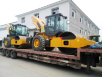 Nouveau Compacteur Vibratoire à Tambour Unique de 14 Tonnes pour la Compactation du Sol et du Gravier XS143J