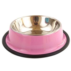 Luxo Personalizado Aço Inoxidável <span class=keywords><strong>Pet</strong></span> <span class=keywords><strong>Bowl</strong></span> Bottom Antiderrapante Dog Alimentador Tigelas Resistente Personalizado <span class=keywords><strong>Pet</strong></span> Bowls & Alimentadores - Product Image 2