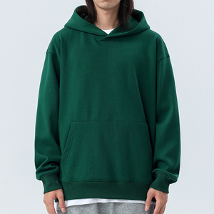 <span class=keywords><strong>Felpa</strong></span> in pile antiaderente da <span class=keywords><strong>uomo</strong></span> spessa oversize da 16.9oz 480gsm in cotone Plus velluto con cappuccio in tinta unita - Product Image 3